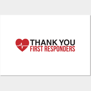 Thank you first responders Posters and Art